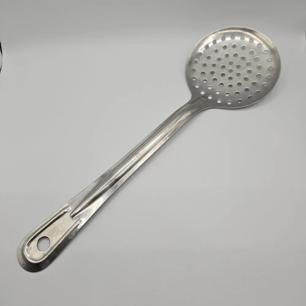 Stainless Skimmer Strainer Spoon Inox Rostfrei Utensil Heavy Duty 13.5” Long